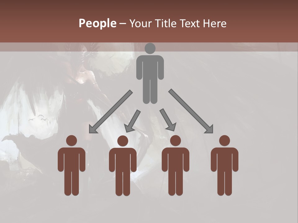 Winged Illustration War PowerPoint Template