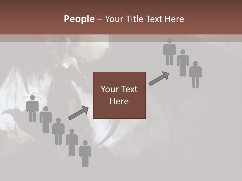 Winged Illustration War PowerPoint Template