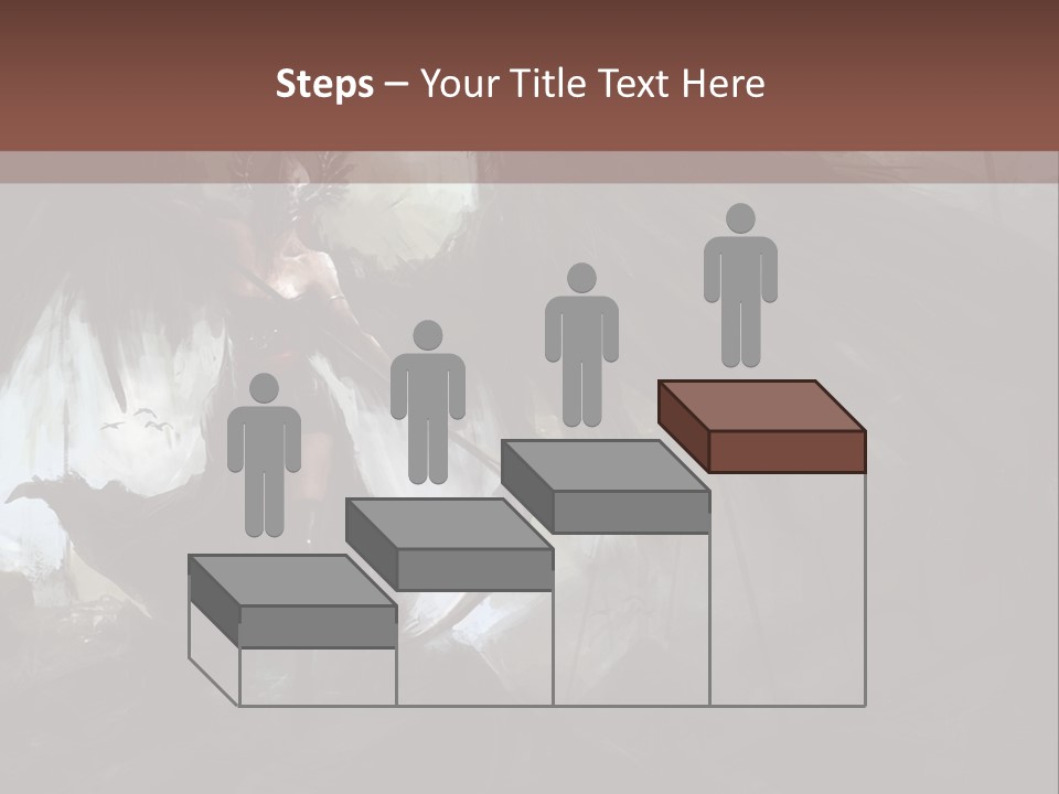 Winged Illustration War PowerPoint Template