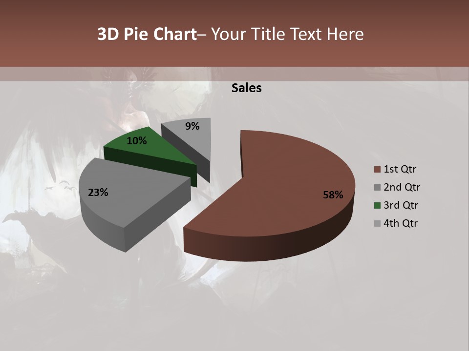 Winged Illustration War PowerPoint Template