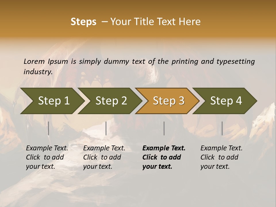 Breathing Strong Colorful PowerPoint Template