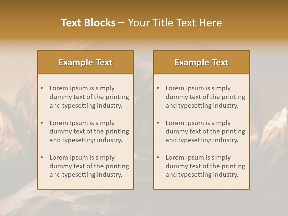 Breathing Strong Colorful PowerPoint Template