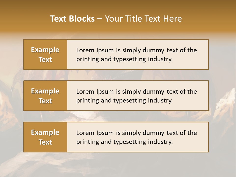 Breathing Strong Colorful PowerPoint Template