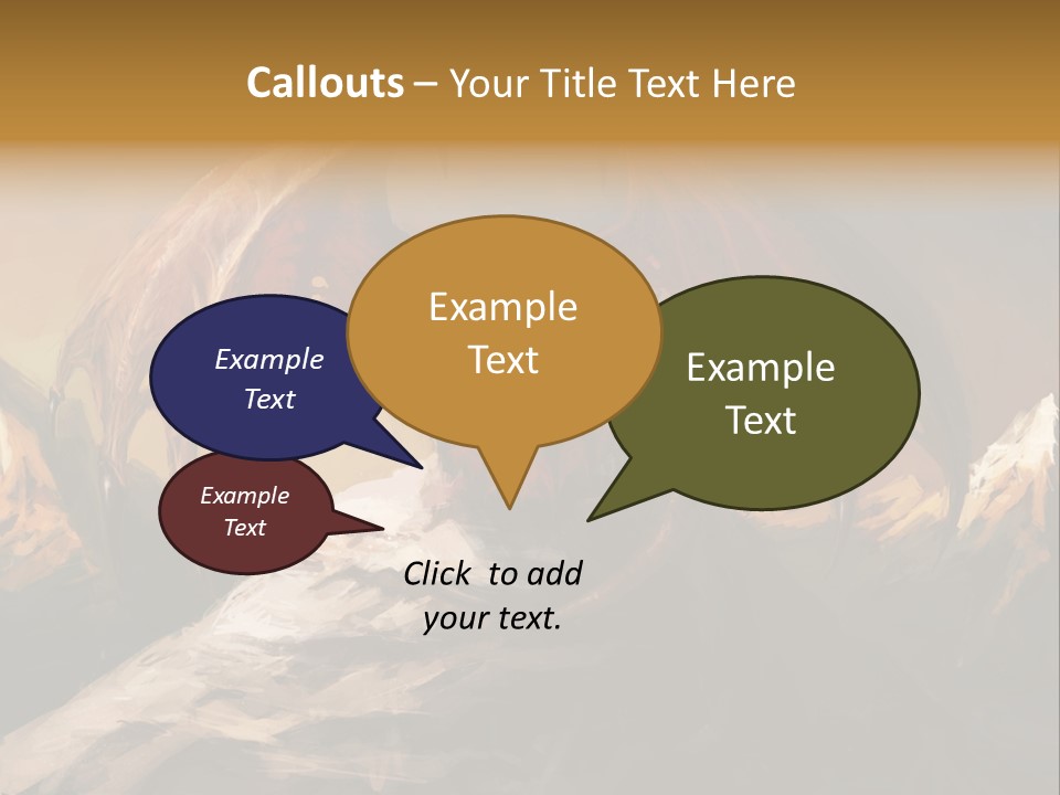 Breathing Strong Colorful PowerPoint Template