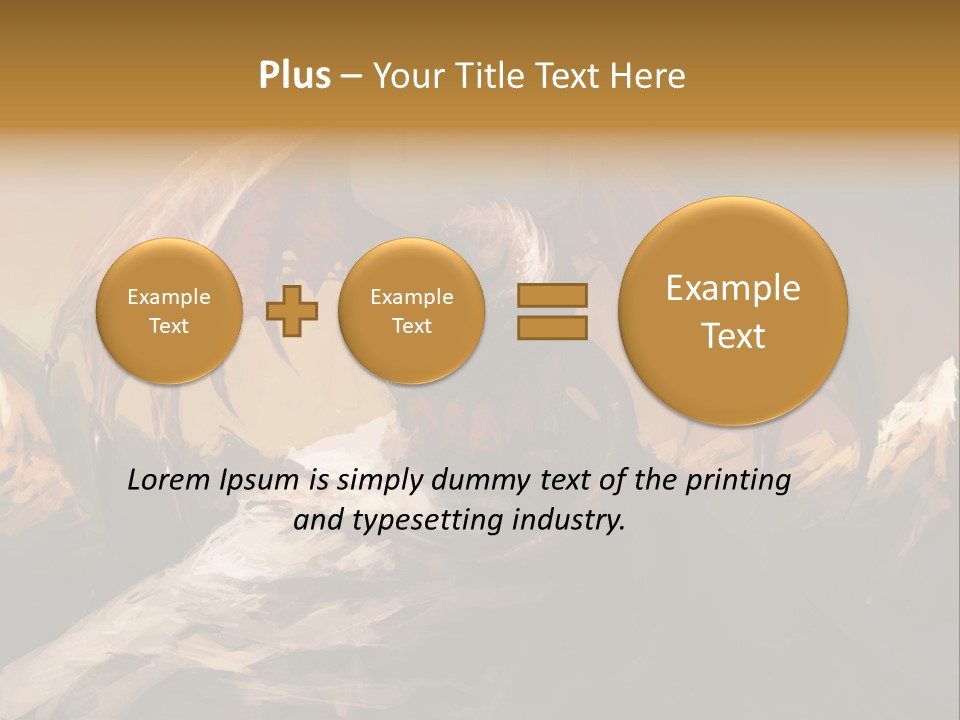 Breathing Strong Colorful PowerPoint Template