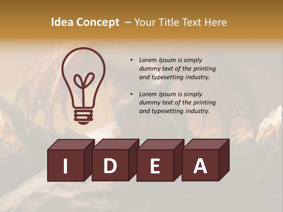 Breathing Strong Colorful PowerPoint Template