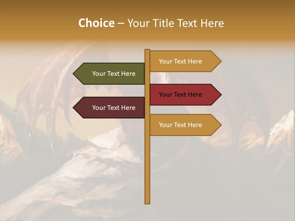 Breathing Strong Colorful PowerPoint Template