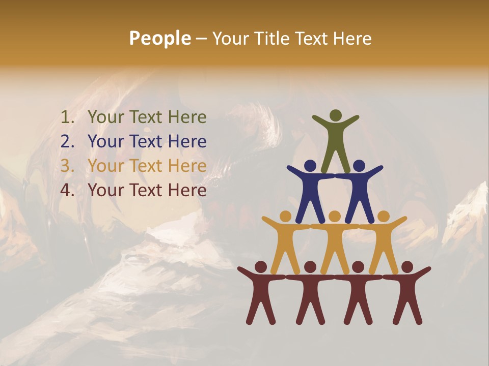 Breathing Strong Colorful PowerPoint Template