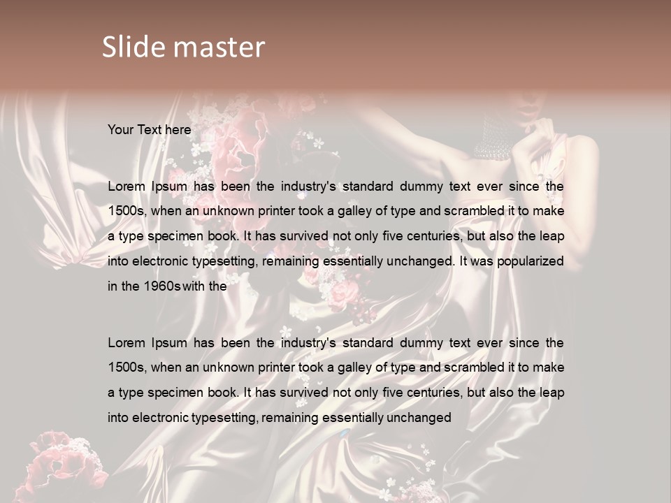 Figure Posing Love PowerPoint Template