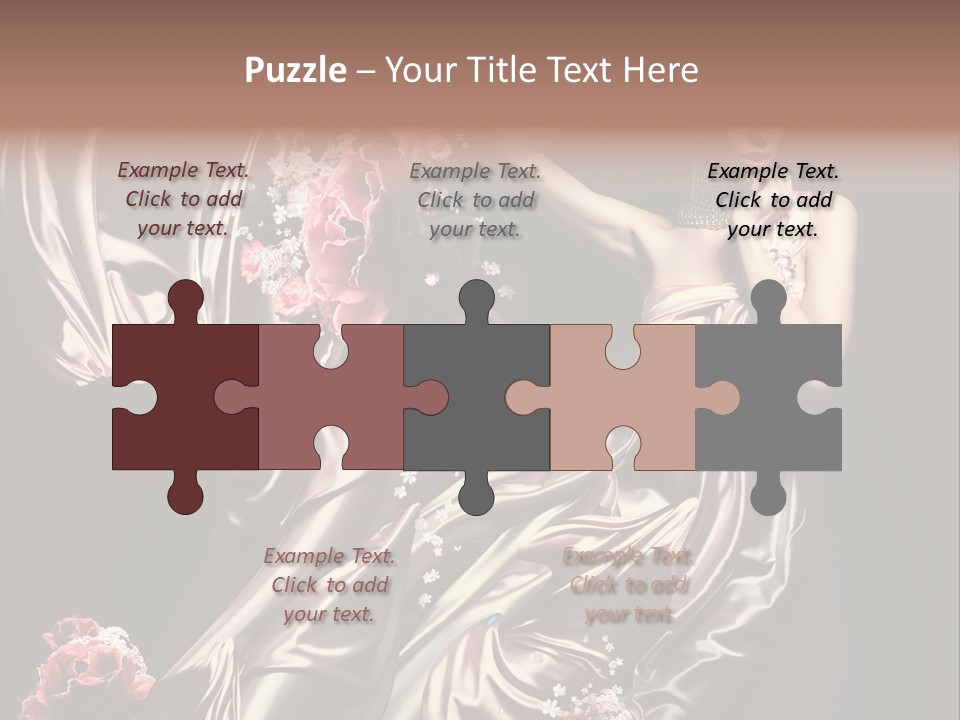 Figure Posing Love PowerPoint Template