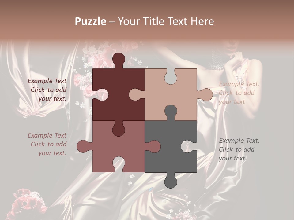 Figure Posing Love PowerPoint Template