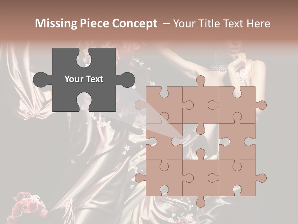 Figure Posing Love PowerPoint Template