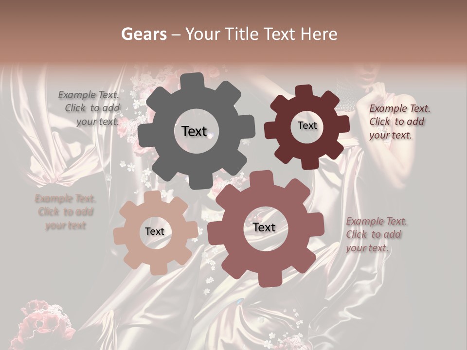 Figure Posing Love PowerPoint Template