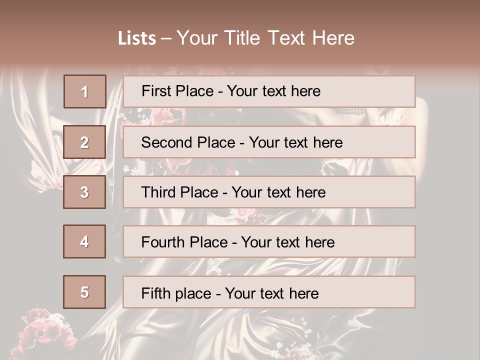 Figure Posing Love PowerPoint Template
