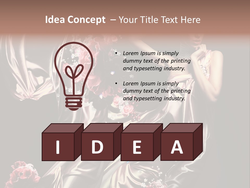 Figure Posing Love PowerPoint Template