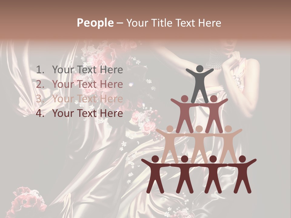 Figure Posing Love PowerPoint Template