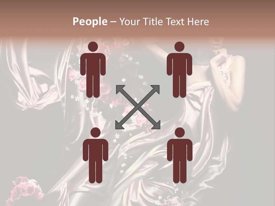 Figure Posing Love PowerPoint Template