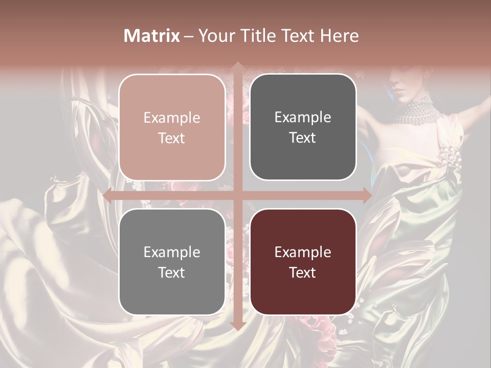 Textile Pink Fresh PowerPoint Template