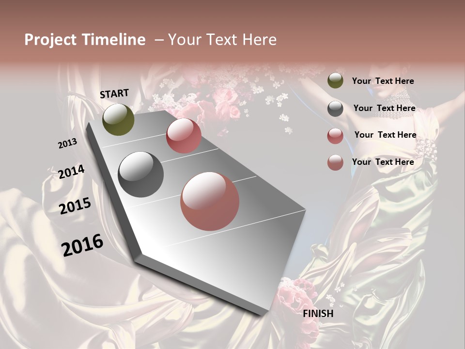 Textile Pink Fresh PowerPoint Template