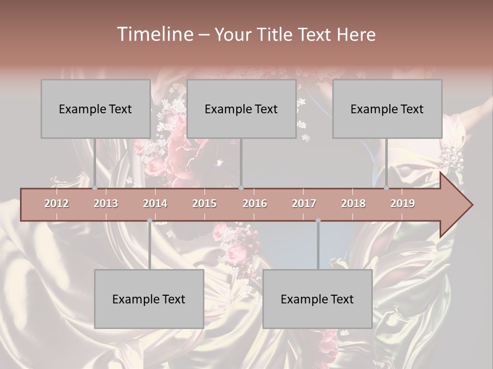 Textile Pink Fresh PowerPoint Template