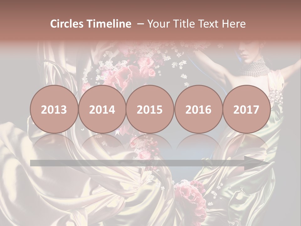 Textile Pink Fresh PowerPoint Template