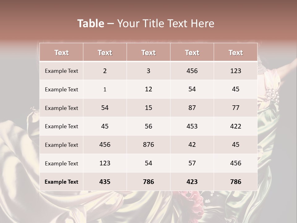 Textile Pink Fresh PowerPoint Template