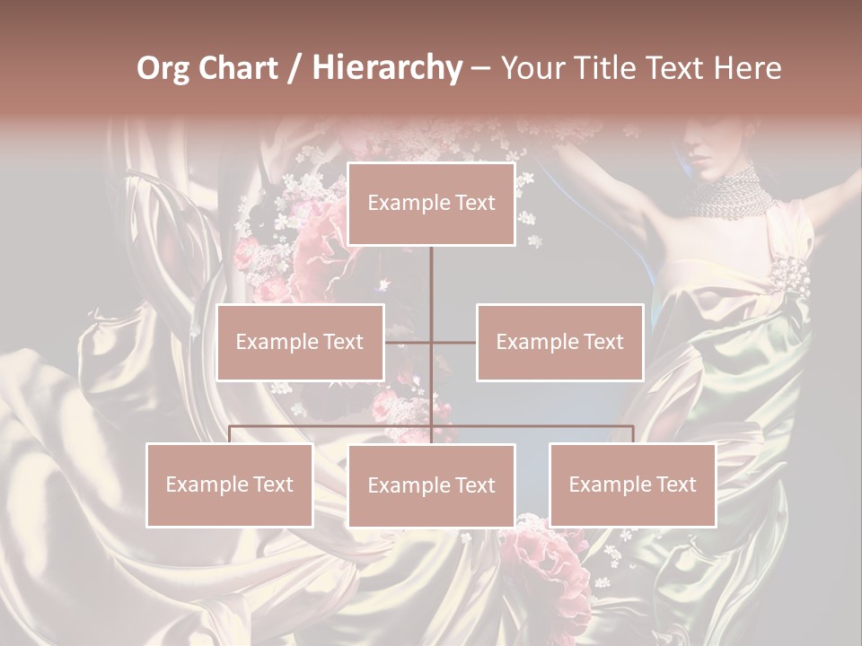 Textile Pink Fresh PowerPoint Template