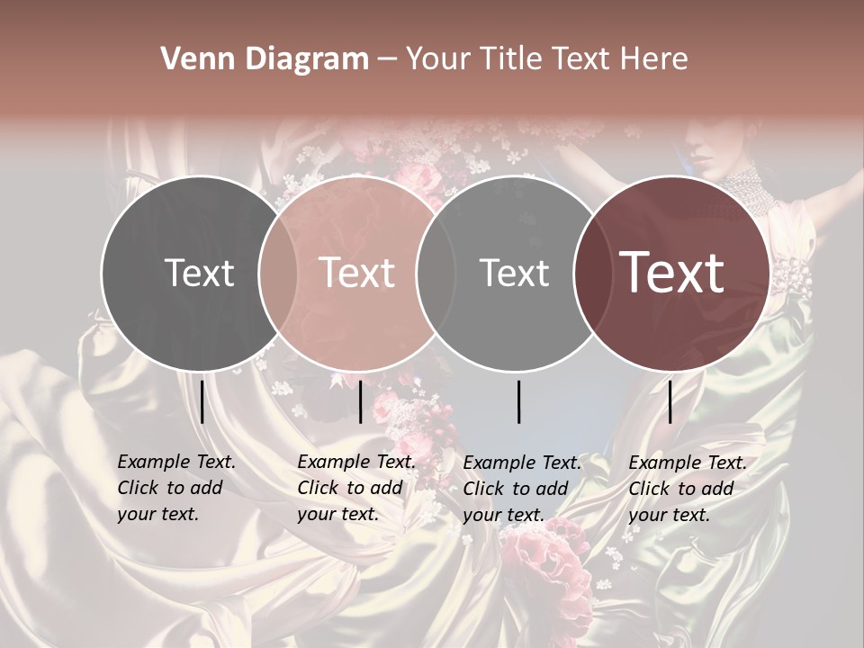 Textile Pink Fresh PowerPoint Template