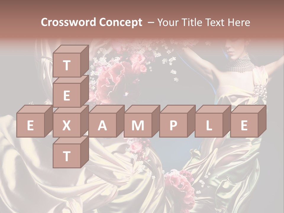 Textile Pink Fresh PowerPoint Template