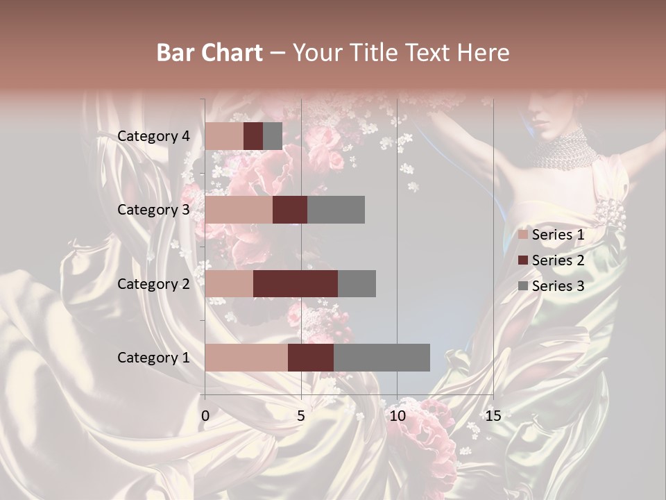 Textile Pink Fresh PowerPoint Template