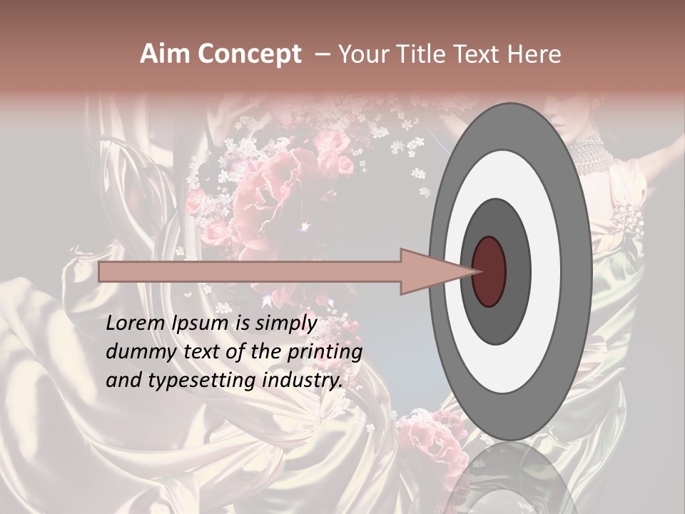 Textile Pink Fresh PowerPoint Template