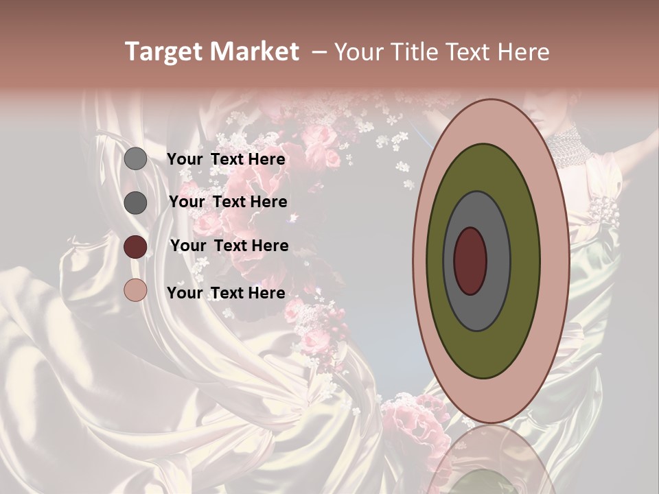 Textile Pink Fresh PowerPoint Template