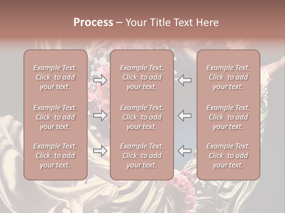 Textile Pink Fresh PowerPoint Template