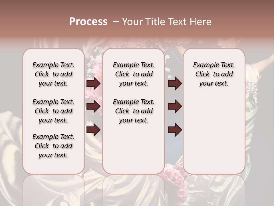 Textile Pink Fresh PowerPoint Template