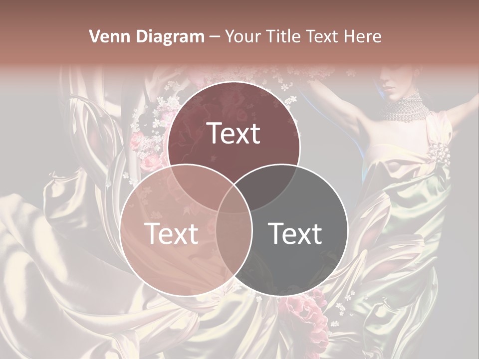 Textile Pink Fresh PowerPoint Template