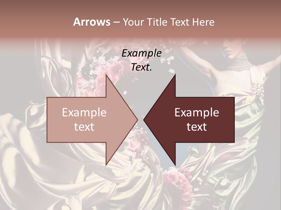 Textile Pink Fresh PowerPoint Template