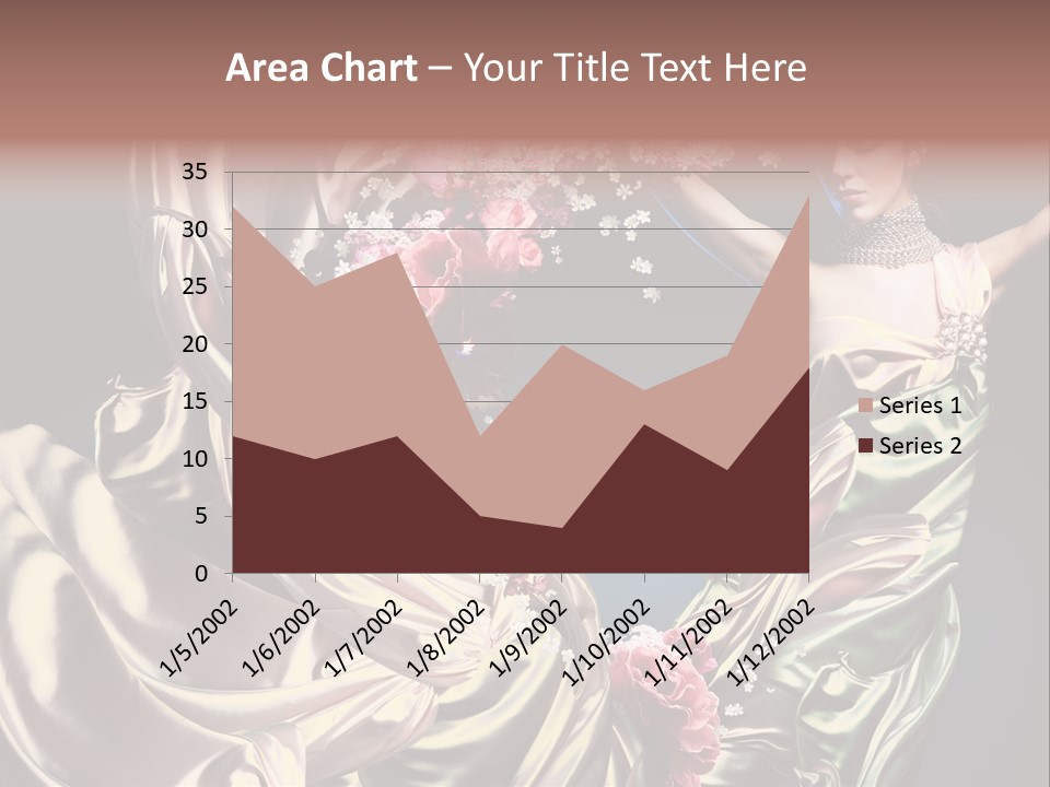 Textile Pink Fresh PowerPoint Template