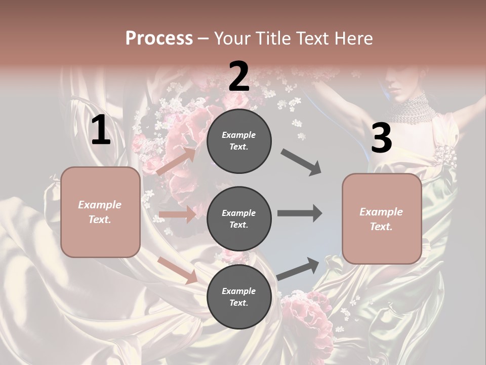 Textile Pink Fresh PowerPoint Template