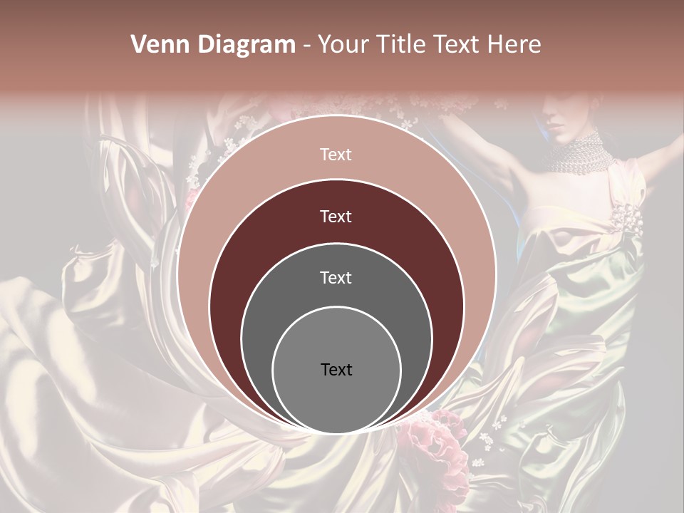 Textile Pink Fresh PowerPoint Template