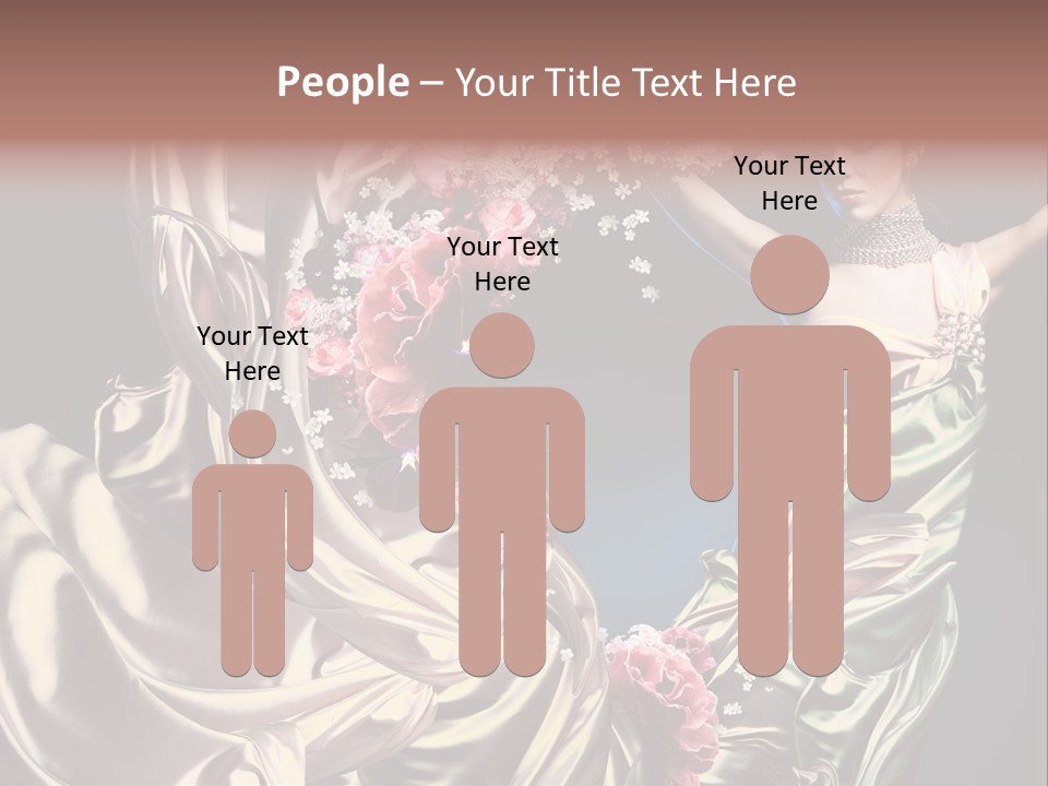 Textile Pink Fresh PowerPoint Template