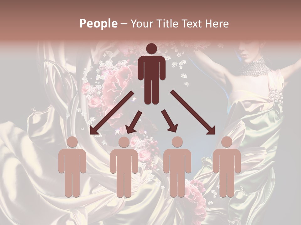 Textile Pink Fresh PowerPoint Template