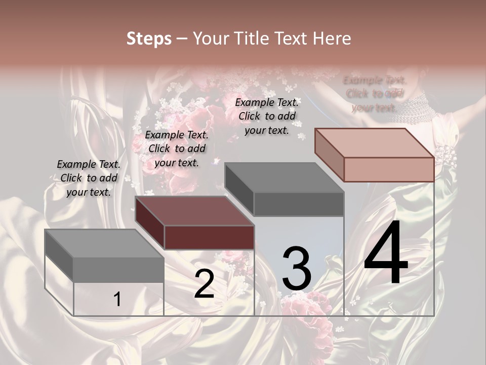 Textile Pink Fresh PowerPoint Template