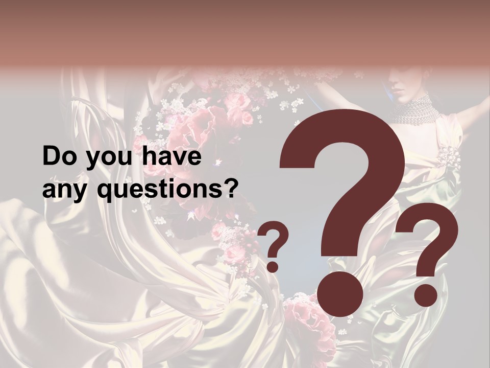 Textile Pink Fresh PowerPoint Template