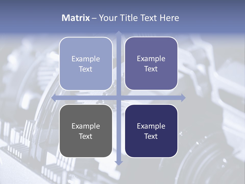 Gear Mechanical Equipment PowerPoint Template