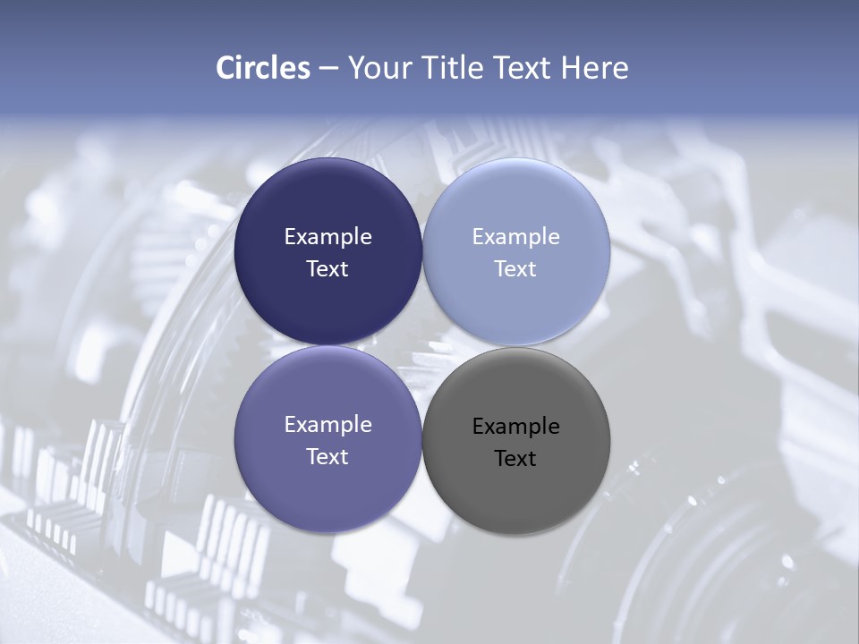 Gear Mechanical Equipment PowerPoint Template