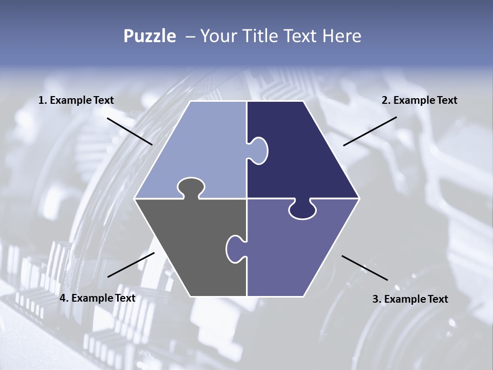 Gear Mechanical Equipment PowerPoint Template