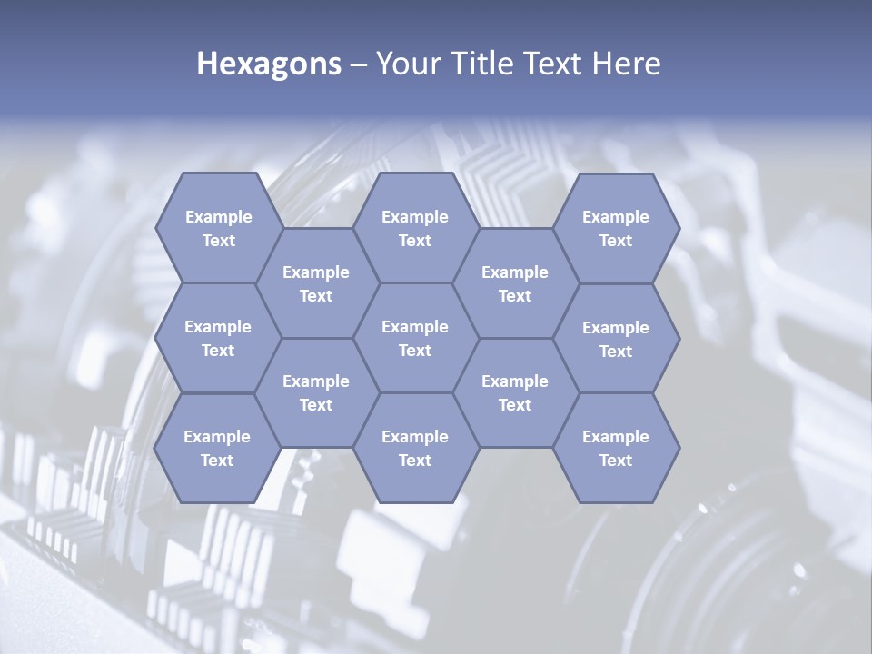 Gear Mechanical Equipment PowerPoint Template
