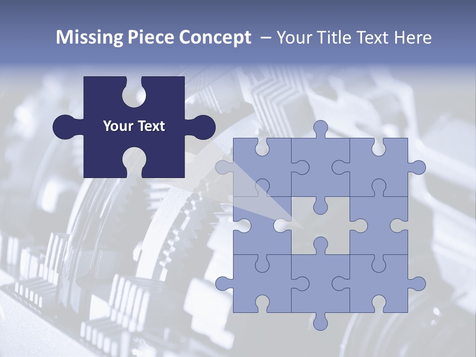 Gear Mechanical Equipment PowerPoint Template