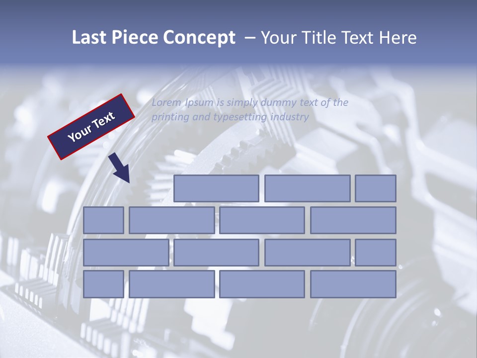 Gear Mechanical Equipment PowerPoint Template