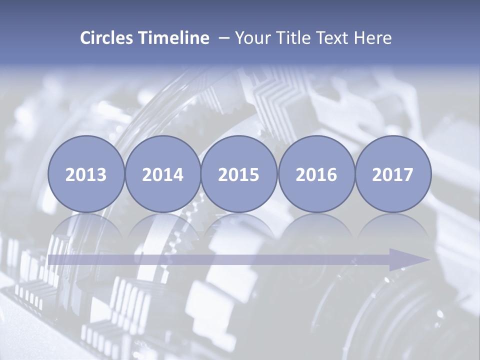 Gear Mechanical Equipment PowerPoint Template
